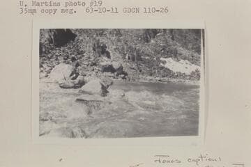 Copper Canyon, Mile 110.3.  Les Jones runs the rapid