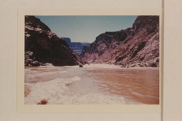 The "WEE YELLOW" close to the top of 232 Mile Rapid. The "WEE RED" and the "DOCK" are at the lower end of the rapid