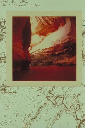 "Cathedral in the Desert", Clear Creek Canyon, Escalante River.  Looking down from upper end of canyon
