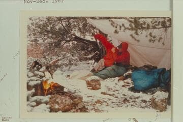 Cold camp in Chuar Creek