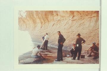 Udall party at The Narrows.  Udall at left