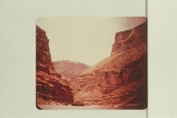Up to North Canyon Rapid.  Print from a stereo