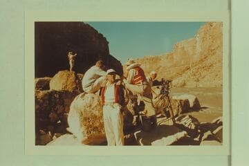 Lining up the run of Badger Creek Rapid