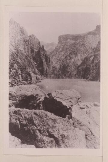 "Views on the Colorado River", Grand Canon Series.  Up river from Mile 93.1