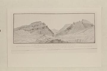 West face of Chuar Lava Hill. B. L. Young sketch