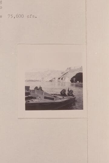 The "Cactus" at the left bank at Mile 70.  Preliminary Bright Angel gauge:  75,600 cfs