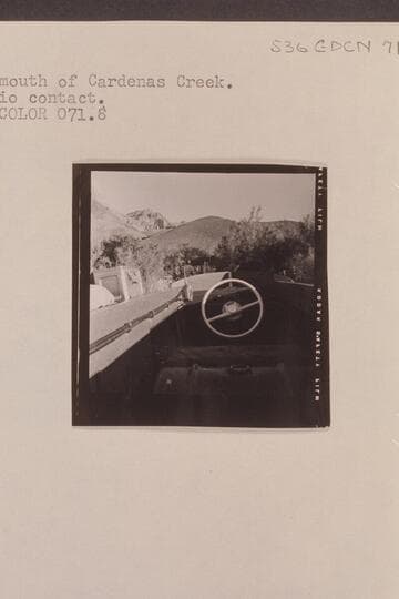 Lipan Point from mouth of Cardenas Creek.  Line-of-sight radio contact