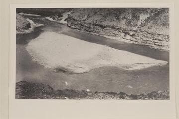 Island at mouth of Little Colorado River. Viewed from right bank of Colorado River