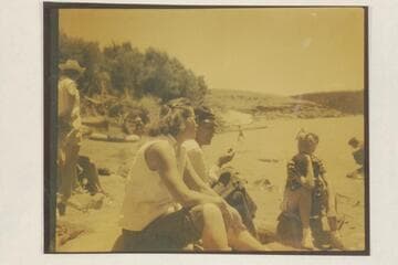 June and Jimmy Jordan and Margaret Marston, Paria Riffle