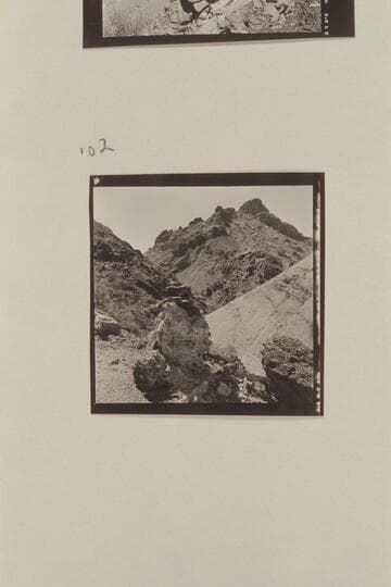 Location monuments in area of Morning Star Mine. Grand Canyon-Lava Creek. Mile 65. Up small side canyon 100 yds. from Lava Creek