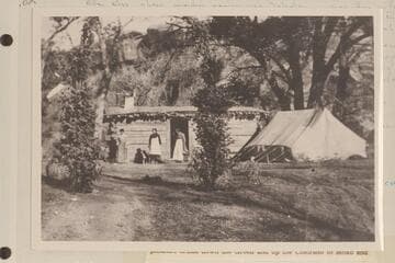 Valentine Ranch, 100 miles down from Greenriver. Probably by Lute Johnson