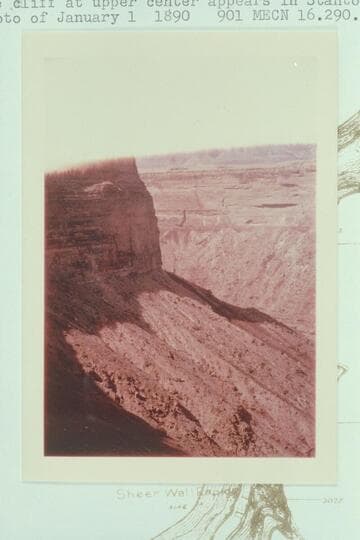 West from notch.  Mile 15.35