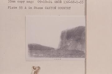 View downriver from the inscription wall below mouth of Smith Fork