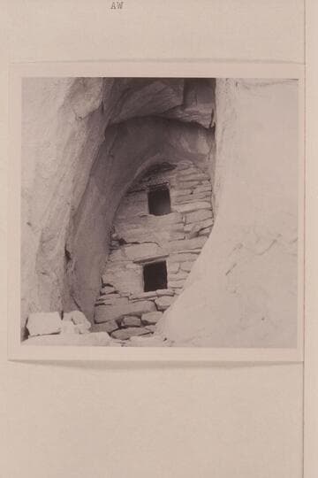 Small ruin in Surprise Valley.  The ruin carries the marking:  JW/8 15 09/AW