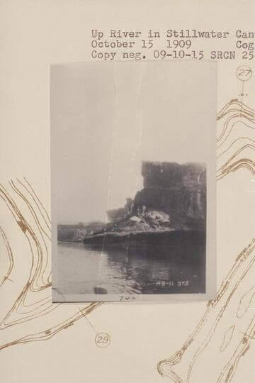 Upriver in Stillwater Canyon from below The Sphinx.  Mile 25