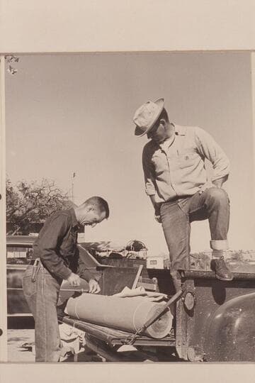 The excitement of wrapping up a fossil dinosaur-lizard. Kayenta