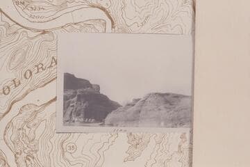 Mouth of Navajo Canyon; Vado Creek; Squeeze Canyon; Padre Creek. Mile 39.95 right bank in Glen Canyon