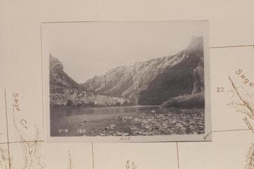 Up to mouth of Whirlpool Canyon from left bank at Mile 214.2