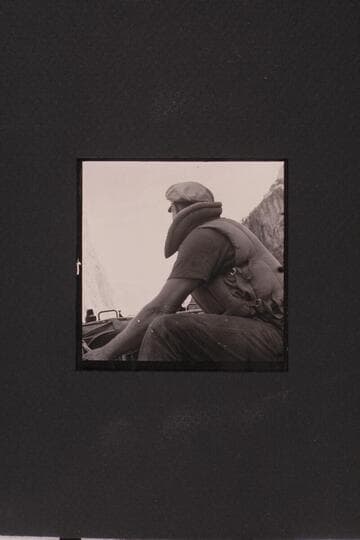 Rod Sanderson piloting the "Twin" on Lake Mead