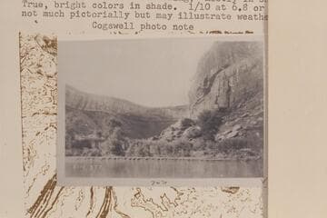 The cove under the White Rim at Mile 24 1/2 right bank