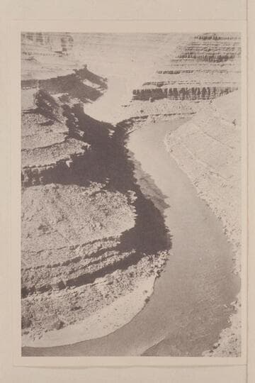 Mendenhall Loop. First Goose Neck from the south side of the San Juan. Just can see the cabin on the neck