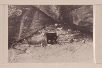 Ruin at mouth of Copper Canyon, San Juan River. Copper Canyon; Mile 46.7