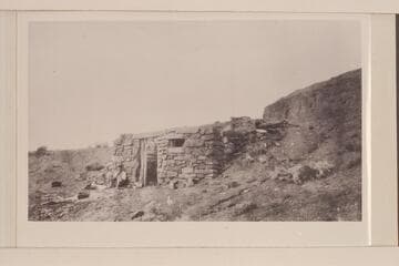 Red House at east end of Red Canyon and 20 miles north-northeast of Clay Hills Crossing on the San Juan River