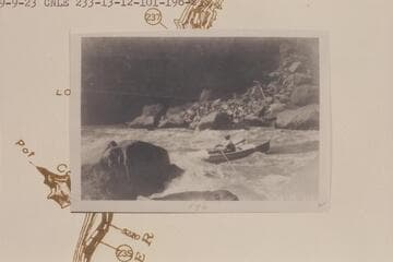 Galloway running the rapid at Mile 233.2