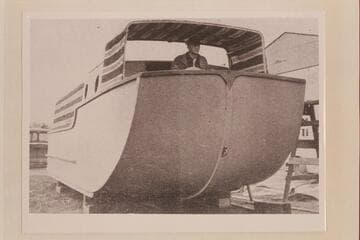 The "Chief Joseph." Built by Blaine Stubblefield for the run of the Hells Canyon of the Snake River. It has not been successful