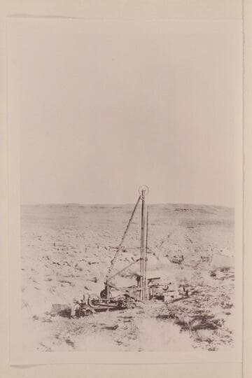Drilling for oil in the San Juan Oil Field