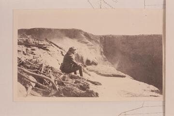 Head of the upper part of the Grand Falls. The Little Colorado