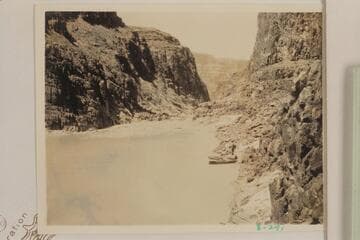 Separation Rapid- downstream.  Boats at lower right
