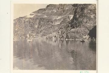 Down river from about Mile 77.  Hance Mine is upper left