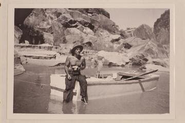 San Juan Jack.  Above Moonlight Creek on the San Juan River