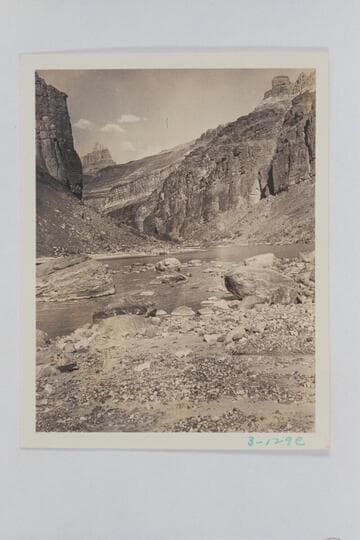 Up river from head of Hance Rapid