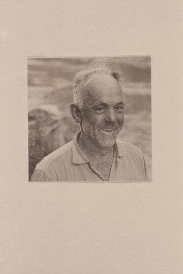 Moulty Fulmer. At camp above Vulcan Rapid before climbing out