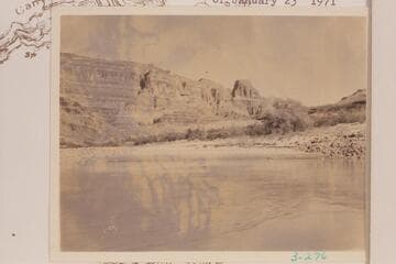 Up river in Granite Park from Mile 207-208