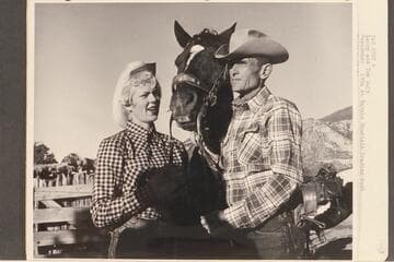 Nancy and Tom Daly at Navajo Mountain Trading Post