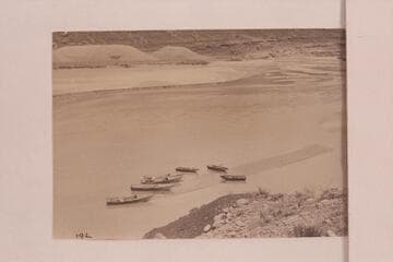 A fold-flat fleet of the Rainbow Bridge-Monument Valley Exp.; San Juan River