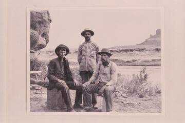 Eugene Ginty; George Uden? Timothy O'Keefe.  In Glen Canyon