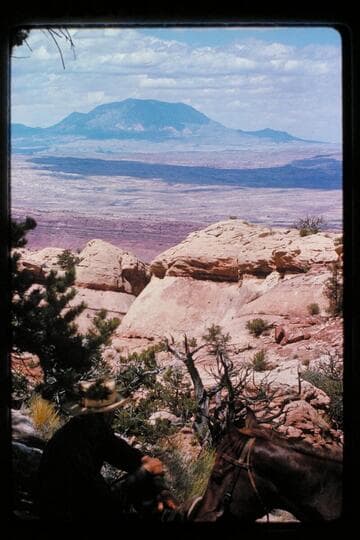 Henry Mountains from Waterpocket Fold