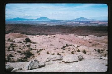 Henry Mountains Halls Creek from Waterpocket Fold