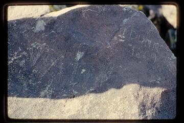 Dunn inscription, Mt. Dellenbaugh