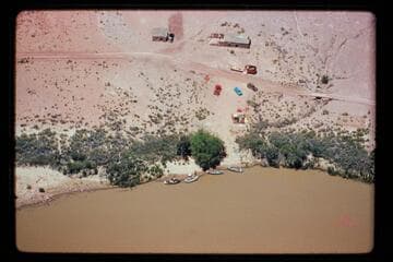 Lees Ferry fort, preparation for Marston-Disney cruise