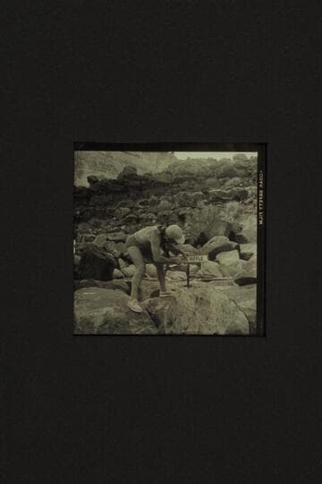 The sign and the inscription at Brown's Riffle. Mile 12. Marble Canyon