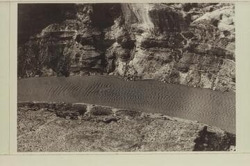 Mile 0.9 to 0.5, San Juan River. Preliminary gauge: 12,000 cfs