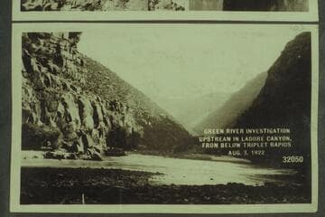 Green River Investigation: Upstream in Ladore Canyon from below Triplet Rapids