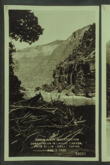 Green River Investigation: Downstream in Ladore Canyon from below Triplet Rapids