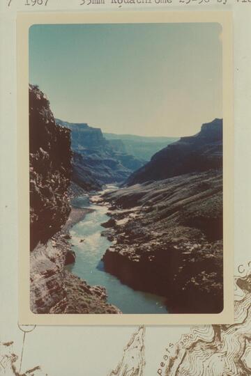 Last view of Tapeats Creek from near Granite Narrows