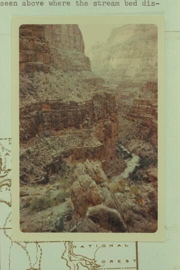 The north limit of Butchart's trek in Mohawk Canyon